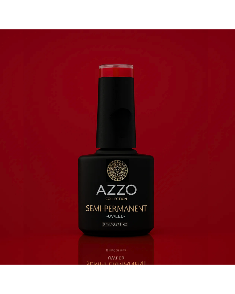 Vernis Rouge Profond – Vegan, Sans TPO, Extra Brillance | Azzo