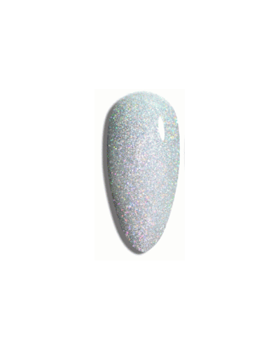 Vernis Gris Perle Clair Pailleté – Vegan, Sans TPO, Brillance Scintillante | Azzo