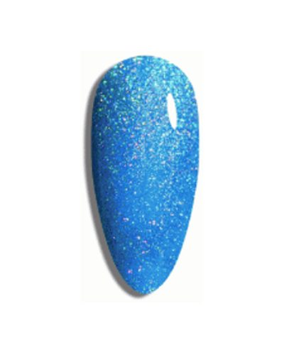 Vernis Bleu Profond Pailleté – Vegan, Sans TPO, Tenue 4 Semaines | Azzo