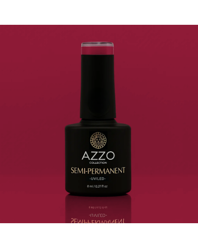 Vernis Rouge Framboise Foncé – Vegan, Sans TPO, Extra Brillance | Azzo