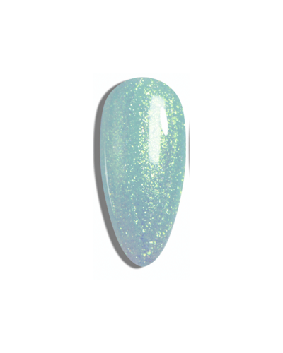 Vernis semi permanent végan - Pailleté 8 ml / N°241 - vert pastel pailleté