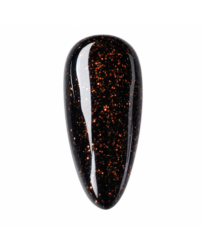 Vernis semi permanent végan - Pailleté 8 ml / N°227 - Cuivre Pailleté
