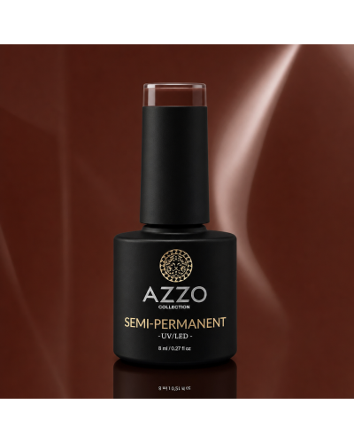 Vernis semi permanent végan - 8 ml / N°232 - marron chocolat