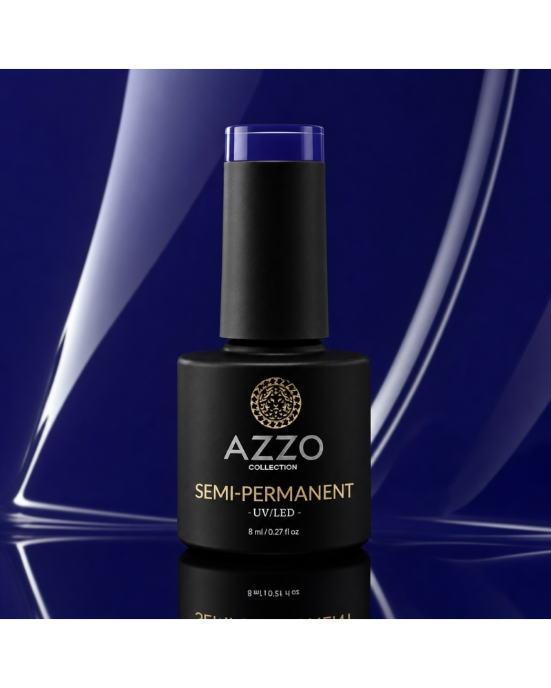 Vernis semi permanent végan - 8 ml / N°235 - Bleu nuit profond