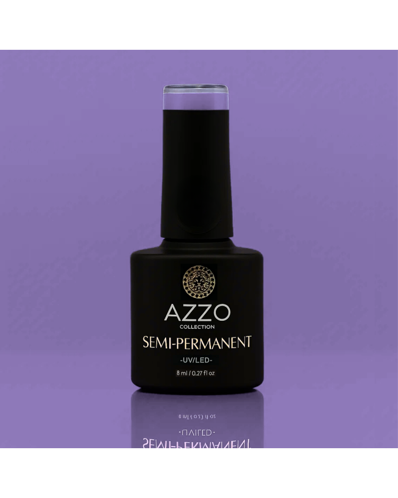 Vernis Violet Moyen – Vegan, Sans TPO, Extra Brillance | Azzo