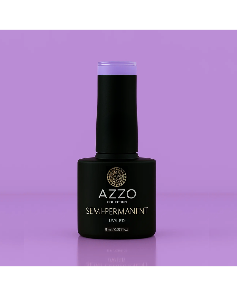 Vernis Violet Pastel – Vegan, Sans TPO, Extra Brillance | Azzo