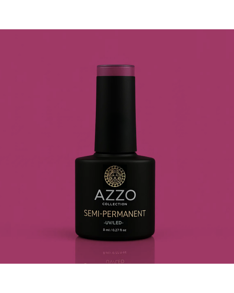 Vernis Violet Framboise – Vegan, Sans TPO, Extra Brillance | Azzo