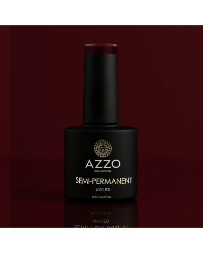 Vernis Cerise Foncée – Vegan, Sans TPO, Extra Brillance | Azzo