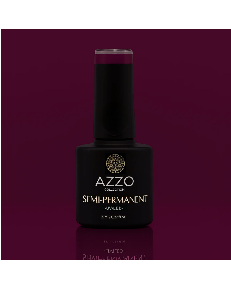 Vernis Cerise Intense – Vegan, Sans TPO, Extra Brillance | Azzo