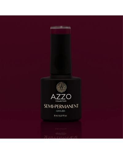 Vernis Cerise Très Foncé – Vegan, Sans TPO, Extra Brillance | Azzo