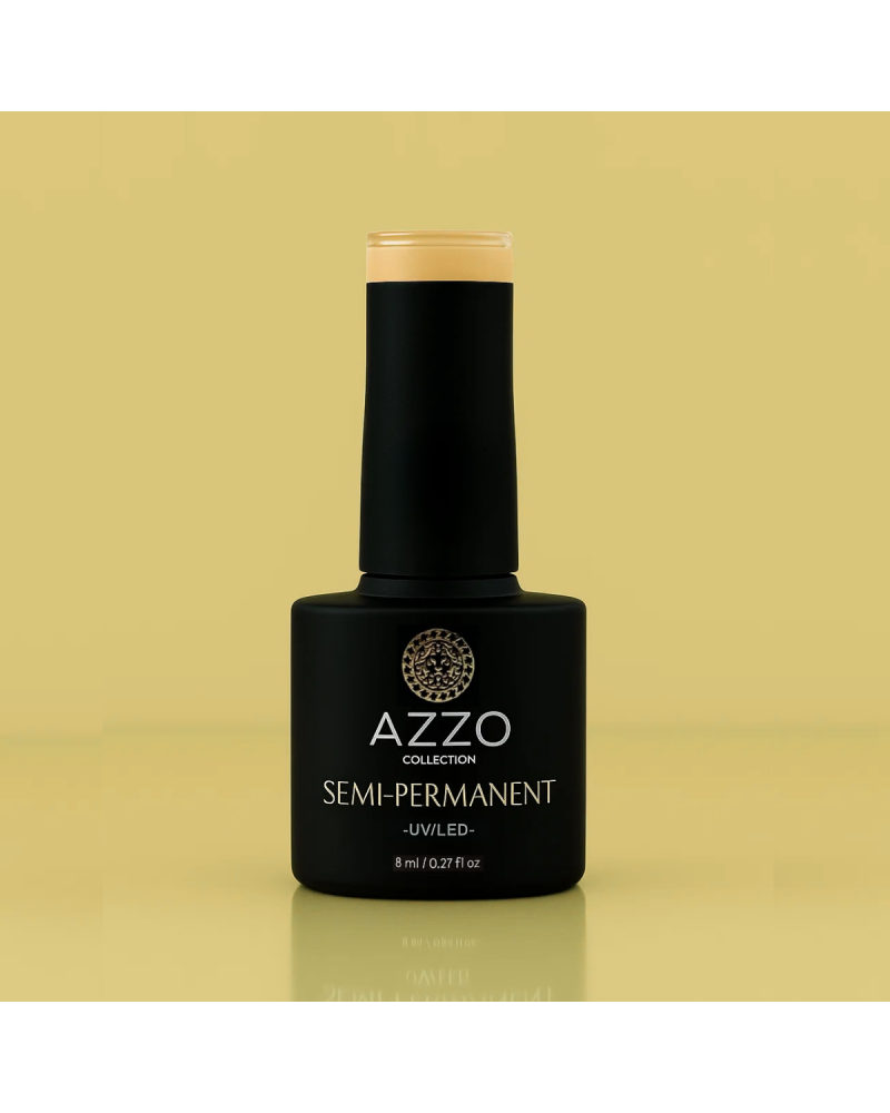 Vernis Jaune Pastel – Vegan, Sans TPO, Extra Brillance | Azzo