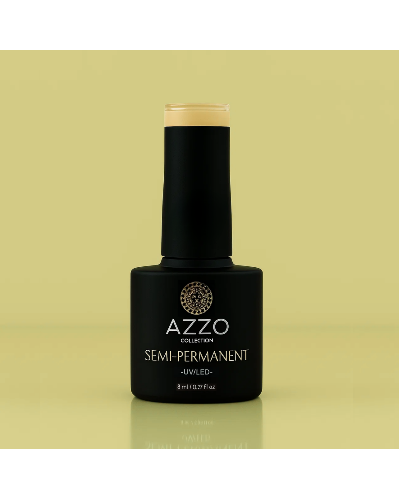 Vernis Jaune Doux – Vegan, Sans TPO, Extra Brillance | Azzo