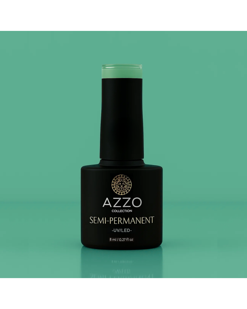 Vernis Vert Feuille – Vegan, Sans TPO, Extra Brillance | Azzo