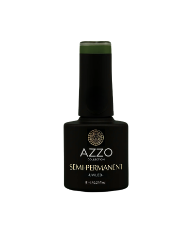 Vernis Vert Kaki Foncé – Vegan, Sans TPO, Extra Brillance | Azzo