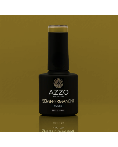 Vernis Vert Kaki Chaud – Vegan, Sans TPO, Extra Brillance | Azzo