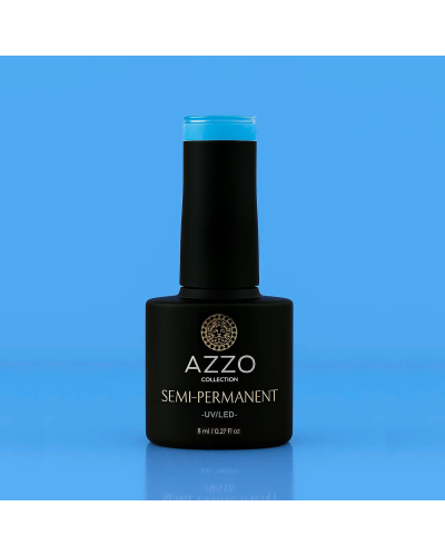 Vernis Bleu Vif – Vegan, Sans TPO, Extra Brillance | Azzo