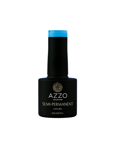 Vernis Bleu Vif – Vegan, Sans TPO, Extra Brillance | Azzo