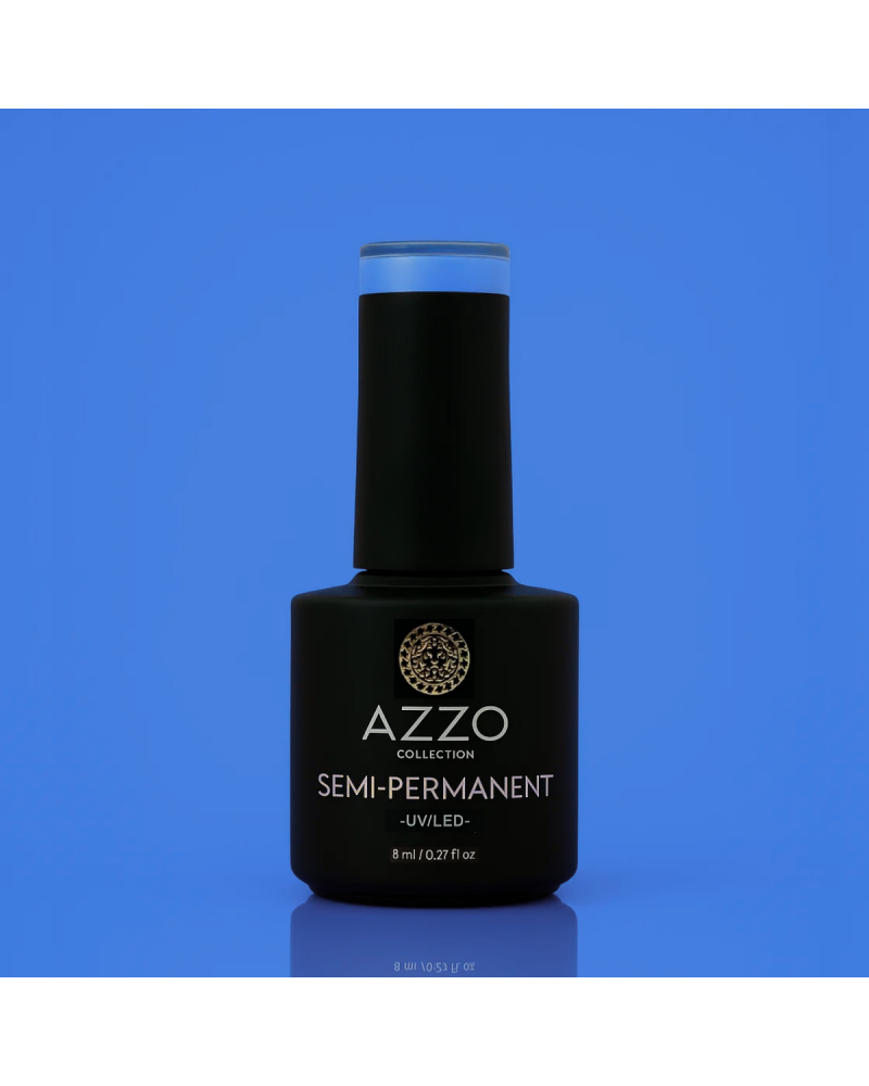 Vernis Bleu Roi – Vegan, Sans TPO, Extra Brillance | Azzo