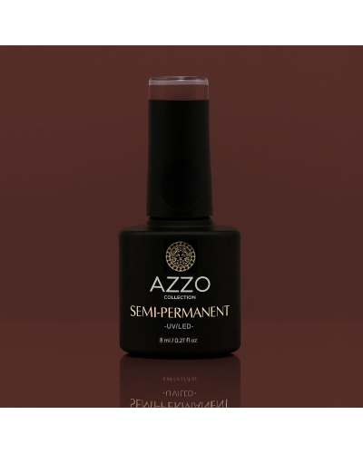 Vernis Marron Foncé – Vegan, Sans TPO, Extra Brillance | Azzo
