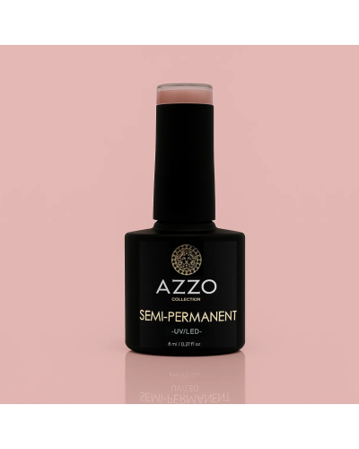 Vernis Rose Nude Moyen – Vegan, Sans TPO, Brillance Naturelle | Azzo