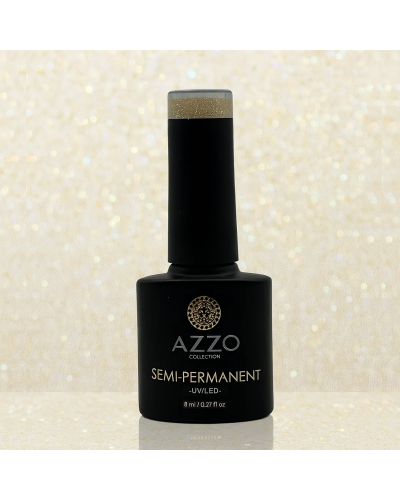 Vernis Doré Très Clair Pailleté – Vegan, Sans TPO, Brillance Scintillante | Azzo