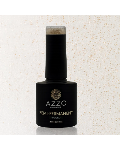 Vernis Doré Très Clair Pailleté – Vegan, Sans TPO, Brillance Scintillante | Azzo