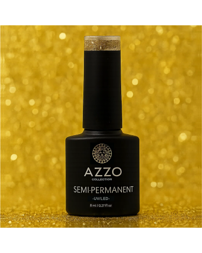 Vernis Doré Intense Pailleté – Vegan, Sans TPO, Brillance Scintillante | Azzo