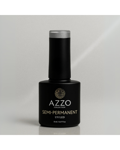 Vernis Cat’s Eyes Gris Clair Fumé – Effet Magnétique, Vegan, Longue Tenue | Azzo