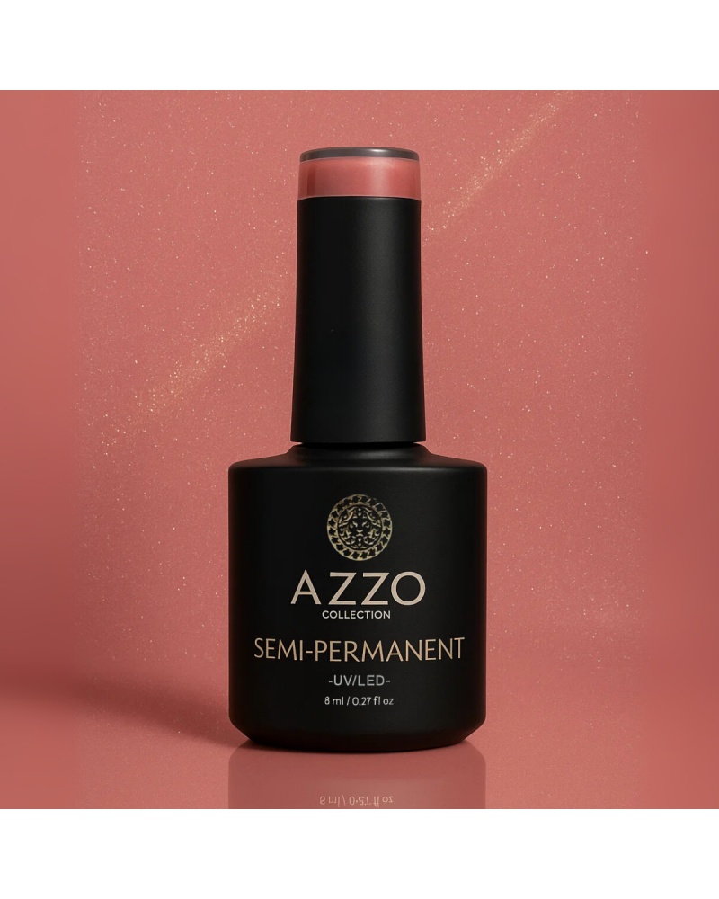 Vernis Cat’s Eyes Rose Moyen – Effet Magnétique, Vegan, Longue Tenue | Azzo