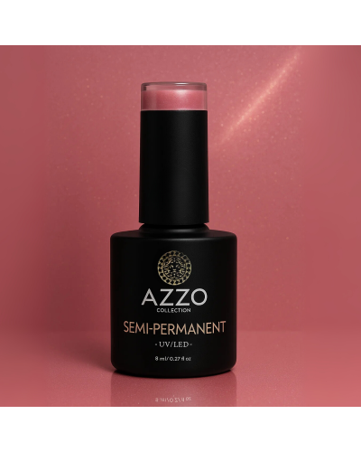 Vernis Cat’s Eyes Rose Chaud Moyen – Effet Magnétique, Vegan, Longue Tenue | Azzo