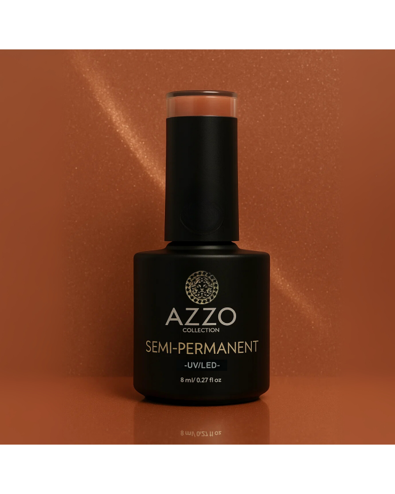 Vernis Cat’s Eyes Rose Brun – Effet Magnétique, Vegan, Longue Tenue | Azzo