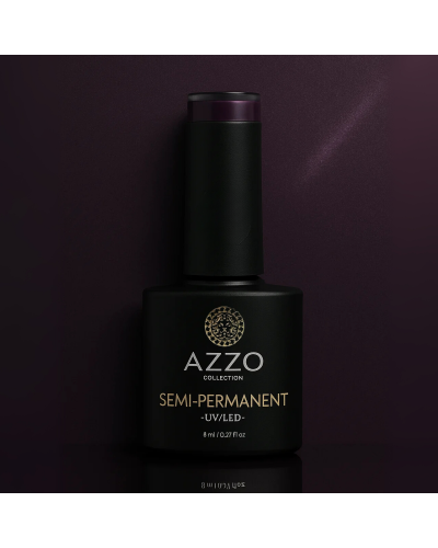 Vernis Cat’s Eyes Violet Très Foncé – Effet Magnétique, Vegan, Longue Tenue | Azzo