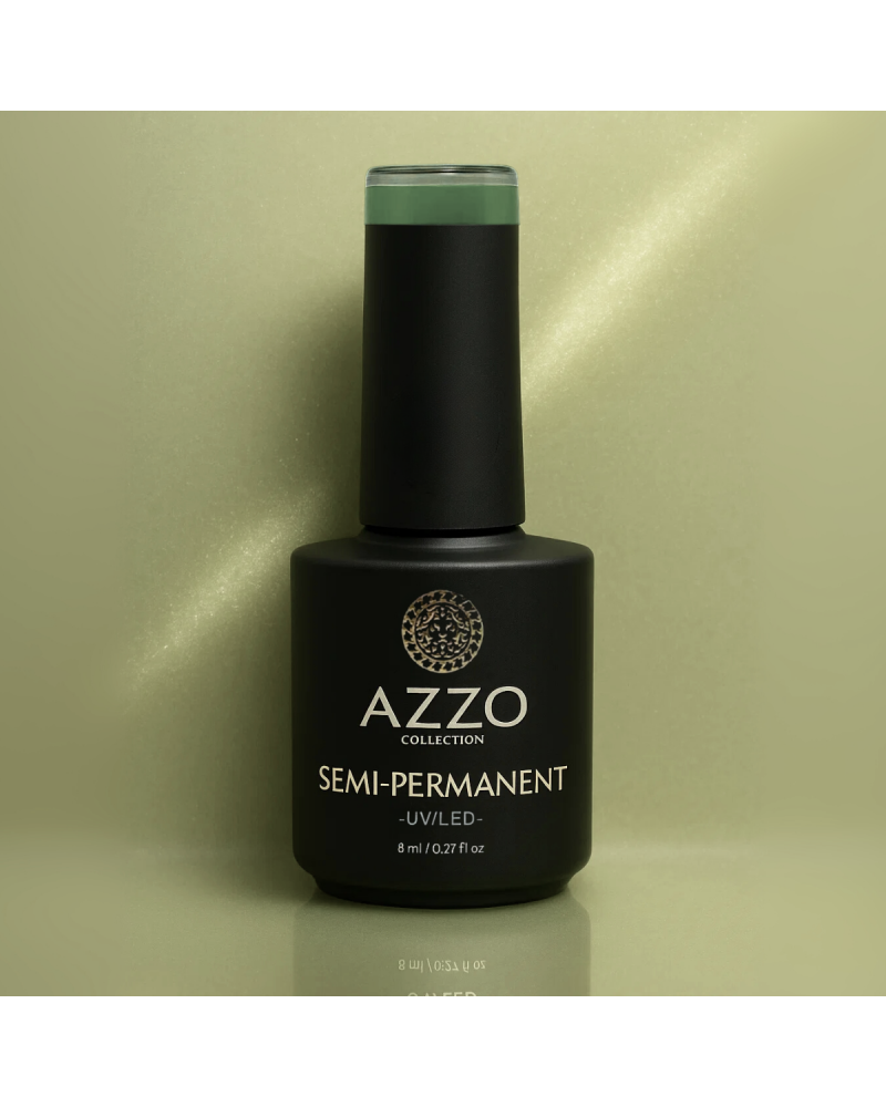 Vernis Cat’s Eyes Vert Clair – Effet Magnétique, Vegan, Longue Tenue | Azzo