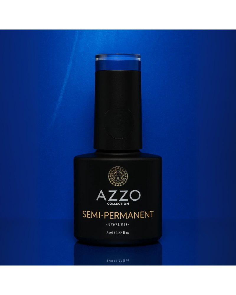 Vernis Cat’s Eyes Bleu Royal – Effet Magnétique 3D | Azzo