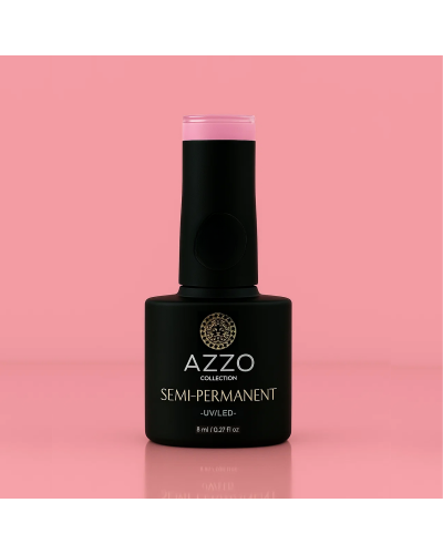Vernis rose poudré vif 207 – Lumineux, élégant et longue tenue | Azzo