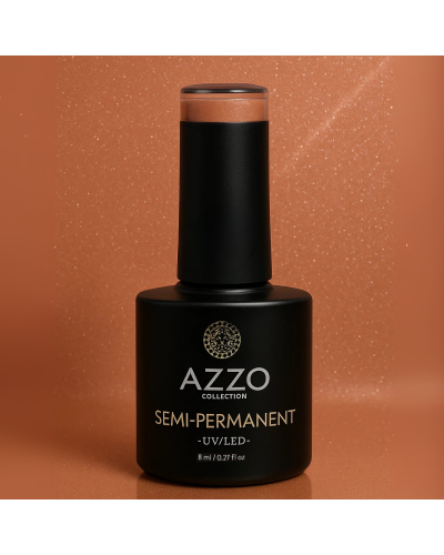 Ce vernis Cat’s Eyes Marron chaud moyen – Vegan, Sans TPO, Qualité Pro, Brillance Extra – Azzo