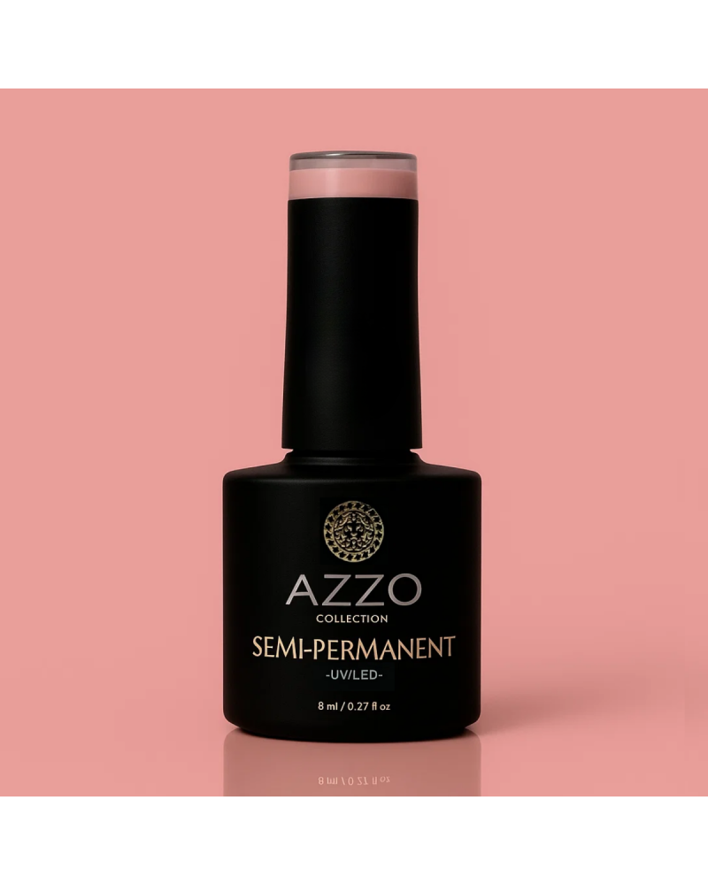 Vernis rose nude 016 – Subtil, élégant et longue tenue | Azzo