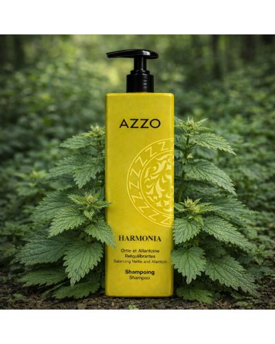 HARMONIA - Shampoing à L'Ortie et Allantoïne - Racines Grasses et Pointes Sèches - 500 ml