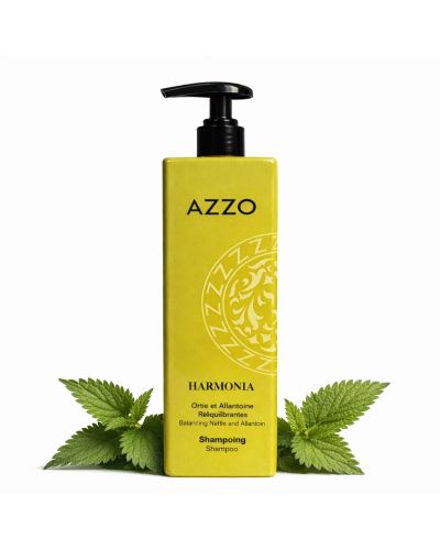 HARMONIA - Shampoing à L'Ortie et Allantoïne - Racines Grasses et Pointes Sèches - 500 ml