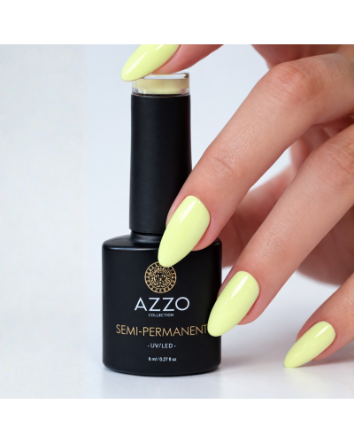 Vernis semi permanent végan - 8 ml / N°108 - jaune pâle