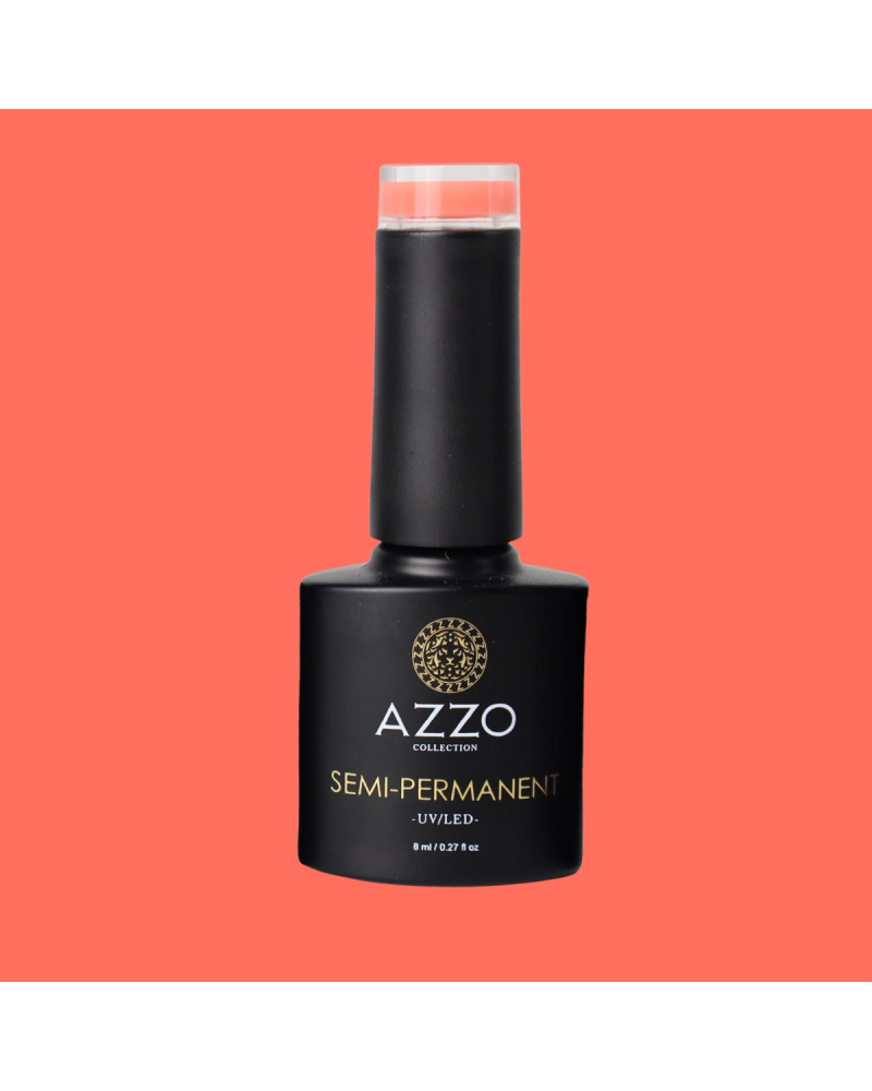 Vernis semi permanent végan - 8 ml / N°236 - orange corail