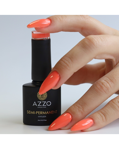 Vernis semi permanent végan - 8 ml / N°236 - orange corail