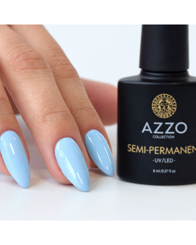 Vernis semi permanent végan - 8 ml / N°210 - bleu pastel
