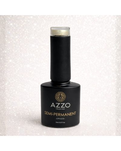 Vernis semi permanent végan - Pailleté 8 ml / N°238 - blanc pailleté