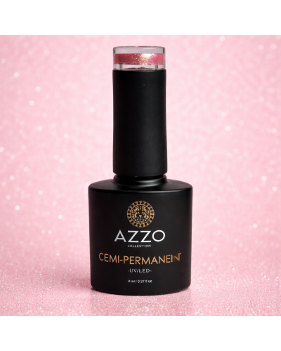 Vernis semi permanent végan - Pailleté 8 ml / N°239 - rose pailleté