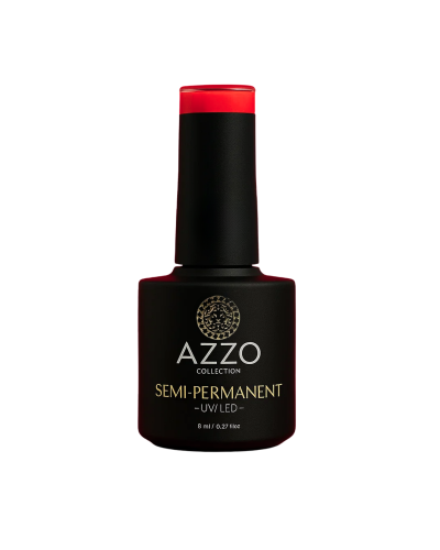 Vernis rouge vif 206 – Intense, lumineux et longue tenue | Azzo