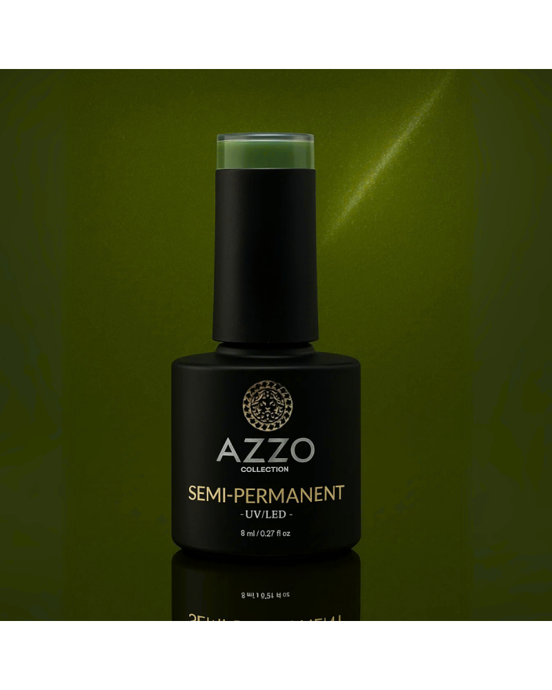 Vernis semi permanent végan - Cat's Eyes 8 ml / N°175 - vert mousse profond