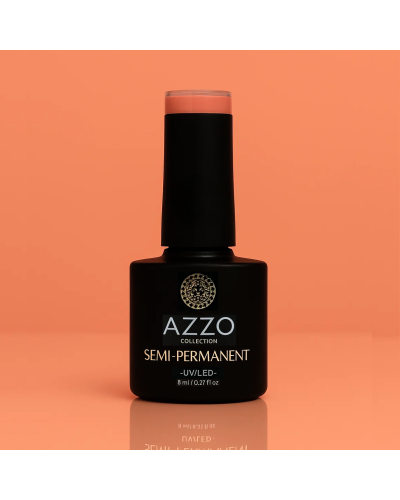 Vernis Corail Orangé Chaud – Vegan, Sans TPO, Extra Brillance | Azzo