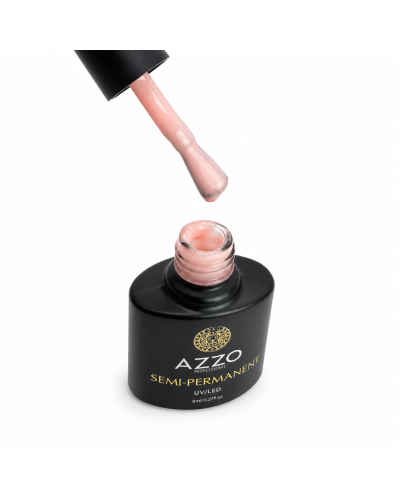Vernis semi permanent végan - Rubber base 8 ml / N°244 - Rose Poudrée