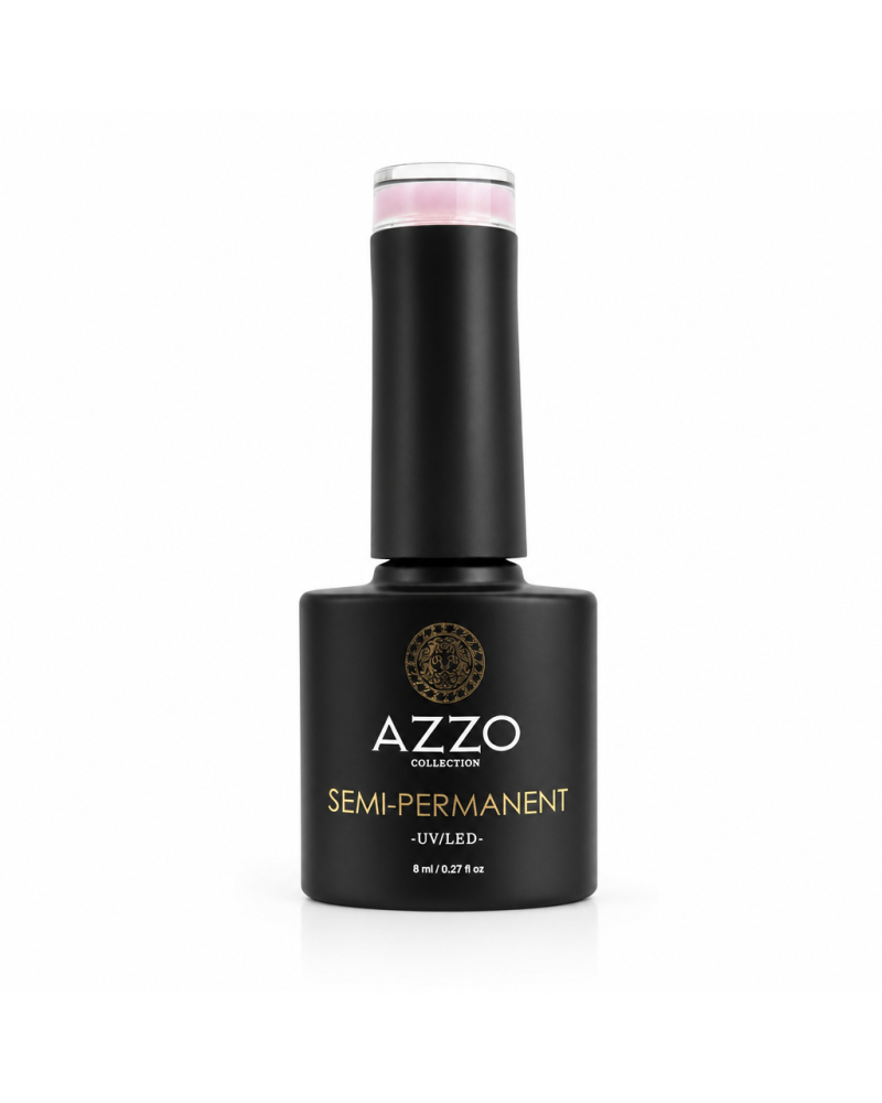 Vernis semi permanent végan - Rubber base 8 ml / N°245 - Parme